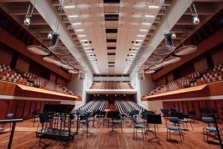 Beleuchtung im Konzerthaus Freiburg auf LED-Technik umgerüstet