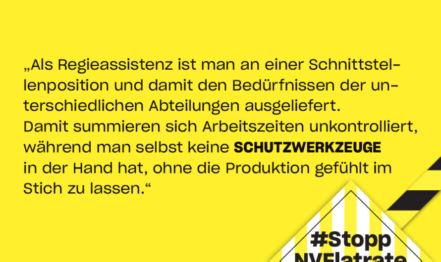 Erste Raketenstufe zu NV Bühne-Reform gezündet