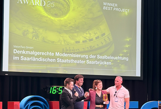 VisionTwo GmbH erhält zwei der vier SHOWTECH Awards